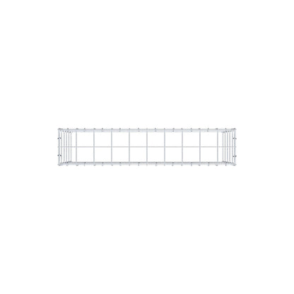 Anbaugabione Typ 3 100 cm x 50 cm x 20 cm (L x H x T), Maschenweite 10 cm x 10 cm, C-Ring