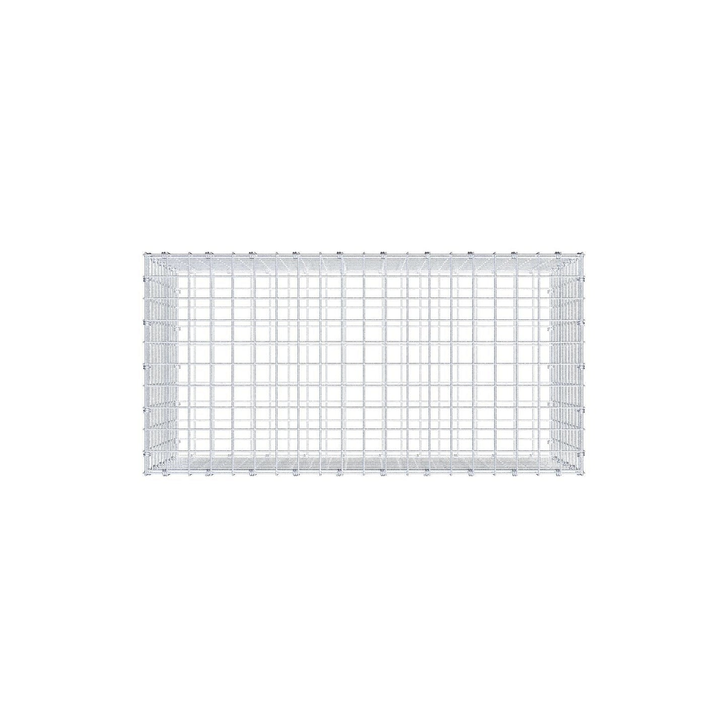 Gabbione 100 cm x 50 cm x 50 cm (L x H x P), maglia 5 x 5 cm, anello a spirale