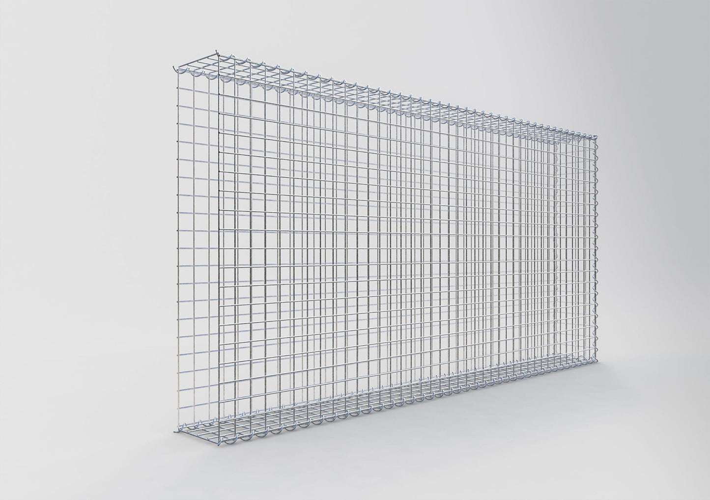 Gavión complementario tipo 2 200 cm x 100 cm x 20 cm (L x A x P), malla 5 cm x 5 cm, espiral