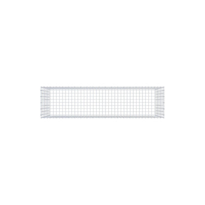 Monteret gabion type 3 200 cm x 100 cm x 50 cm (L x H x D), maskestørrelse 5 cm x 10 cm, C-ring
