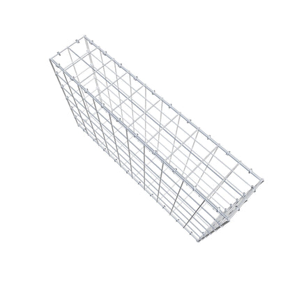 Gabione 100 cm x 60 cm x 20 cm (L x H x T), Maschenweite 10 cm x 10 cm, C-Ring