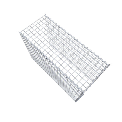 Gabbione aggiuntivo tipo 4 100 cm x 70 cm x 40 cm (L x H x P), dimensione maglia 5 cm x 5 cm, a spirale