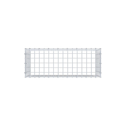 Anbaugabione Typ 3 80 cm x 40 cm x 30 cm (L x H x T), Maschenweite 5 cm x 5 cm, C-Ring