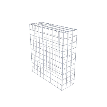 Gabbione aggiuntivo di tipo 3 100 cm x 90 cm x 30 cm (L x H x P), maglia 10 cm x 10 cm, anello a C