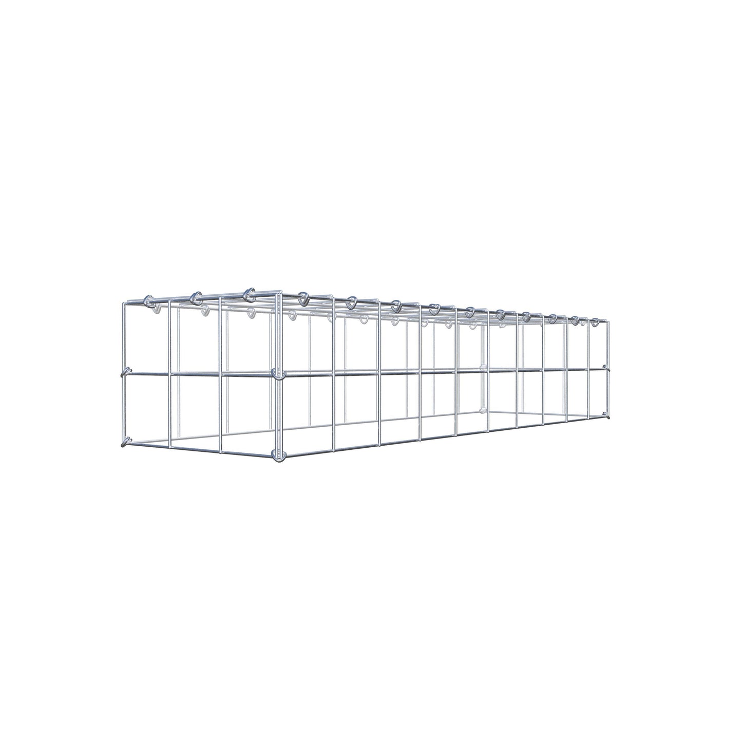 Fourche rapportée type 3 100 cm x 20 cm x 30 cm (L x H x P), maille 10 cm x 10 cm, anneau en C