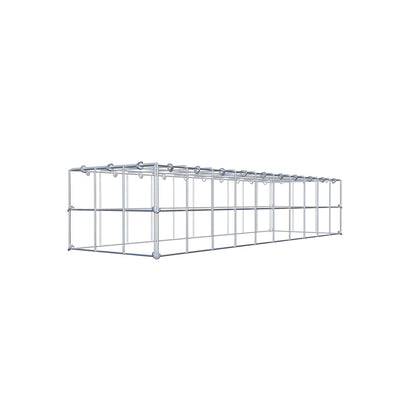 Fourche rapportée type 3 100 cm x 20 cm x 30 cm (L x H x P), maille 10 cm x 10 cm, anneau en C