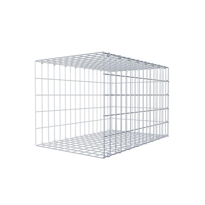 Fourche rapportée type 2 80 cm x 50 cm x 50 cm, mailles 5 cm x 10 cm, anneau en C