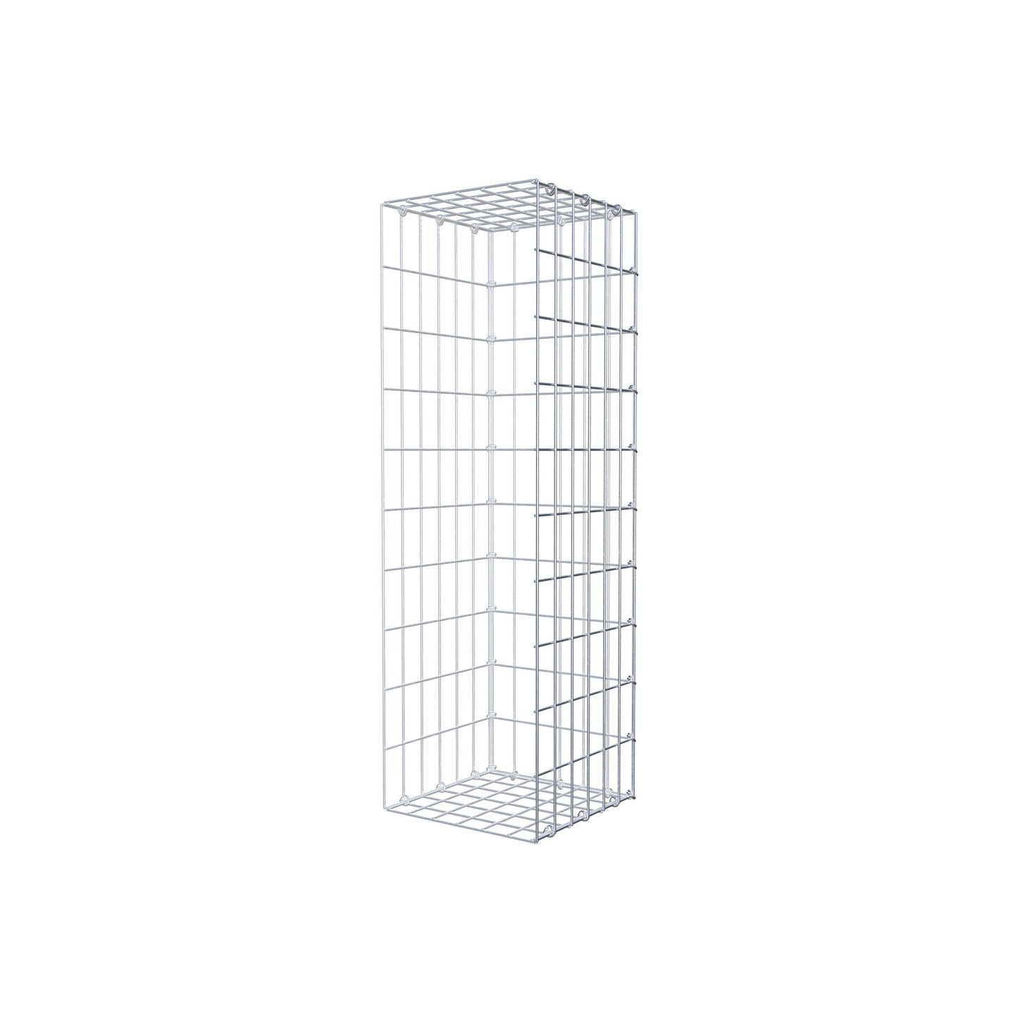 Anbaugabione Typ 2 100 cm x 30 cm x 30 cm, Maschenweite 5 cm x 10 cm, C-Ring