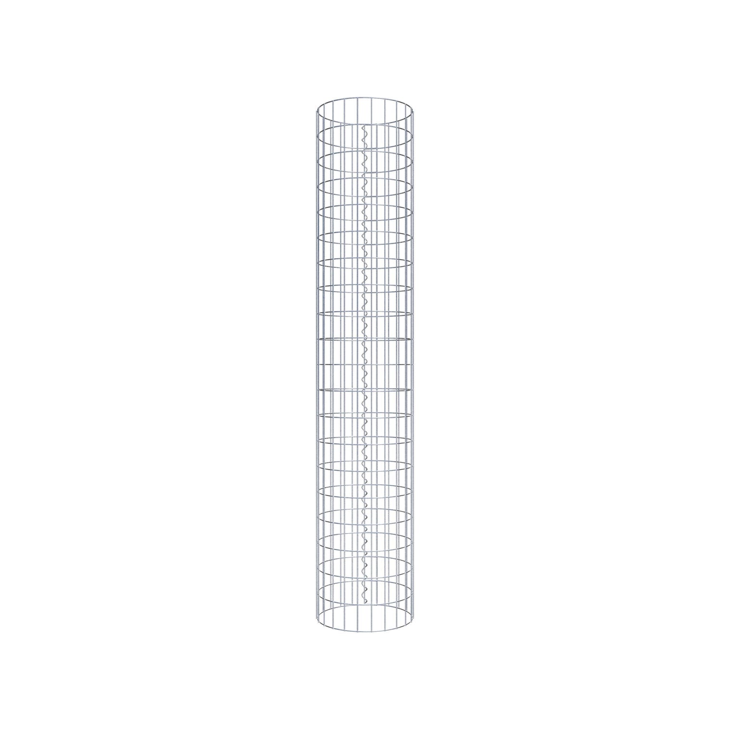 Gabionpelare rund 37 cm diameter, 200 cm höjd, maskstorlek 5 cm x 10 cm
