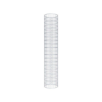 Gabionpelare rund 37 cm diameter, 200 cm höjd, maskstorlek 5 cm x 10 cm