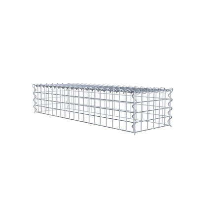 Extra gabion typ 3 100 cm x 20 cm x 30 cm (L x H x D), maskstorlek 5 cm x 5 cm, spiral