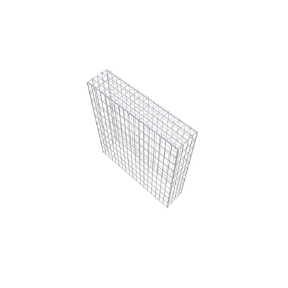 Gabbione aggiuntivo di tipo 3 100 cm x 90 cm x 20 cm (L x H x P), maglia 5 cm x 10 cm, anello a C