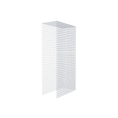 Add-on schanskorf type 4 200 cm x 100 cm x 50 cm (L x H x D), maaswijdte 5 cm x 5 cm, C-ring