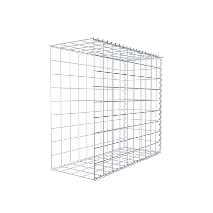 Gabion rapporté type 2 100 cm x 90 cm x 40 cm (L x H x P), mailles 10 cm x 10 cm, spirale