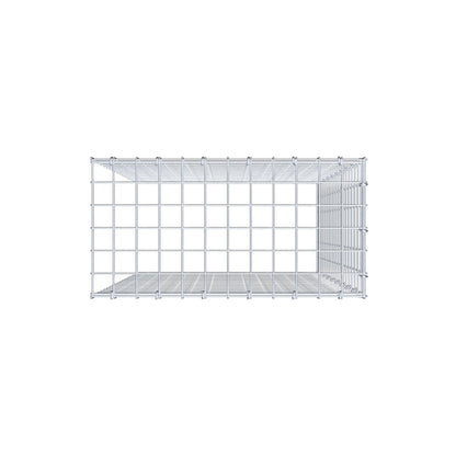 Fourche rapportée type 4 100 cm x 60 cm x 30 cm (L x H x P), mailles 5 cm x 5 cm, anneau C