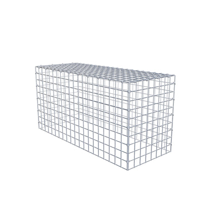 Gabbione aggiuntivo di tipo 3 100 cm x 50 cm x 40 cm (L x H x P), maglia 5 cm x 5 cm, anello a C