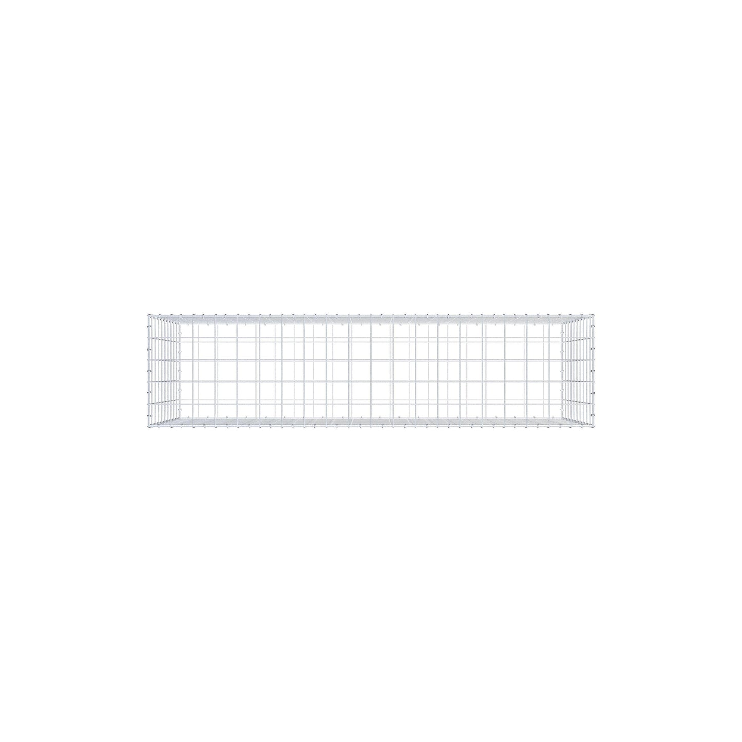 Gabione 200 cm x 100 cm x 50 cm (L x H x T), Maschenweite 10 cm x 10 cm, C-Ring