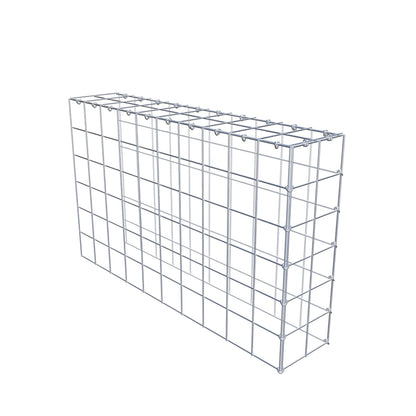 Anbaugabione Typ 4 100 cm x 60 cm x 20 cm (L x H x T), Maschenweite 10 cm x 10 cm, C-Ring