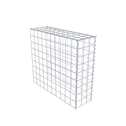 Anbaugabione Typ 4 100 cm x 90 cm x 30 cm (L x H x T), Maschenweite 10 cm x 10 cm, Spirale