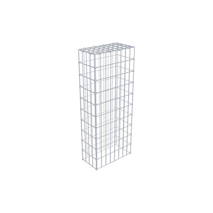 Gabbione aggiuntivo di tipo 3 100 cm x 20 cm x 40 cm (L x H x P), maglia 5 cm x 10 cm, anello a C