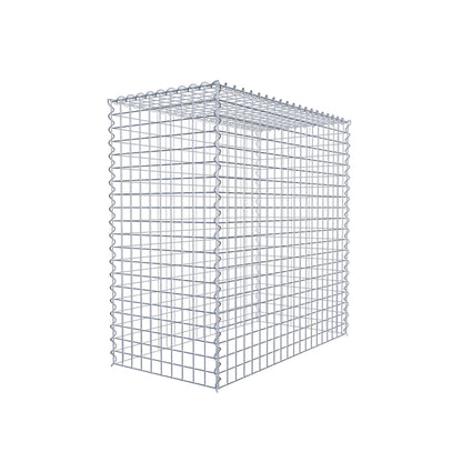 Gabbione aggiuntivo tipo 3 100 cm x 100 cm x 50 cm (L x H x P), dimensione maglia 5 cm x 5 cm, a spirale