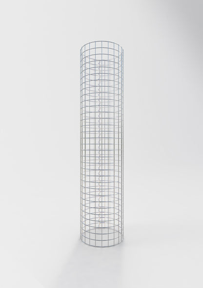 Gabionensäule rund 37 cm Durchmesser, 160 cm Höhe, Maschenweite 5 cm x 5 cm