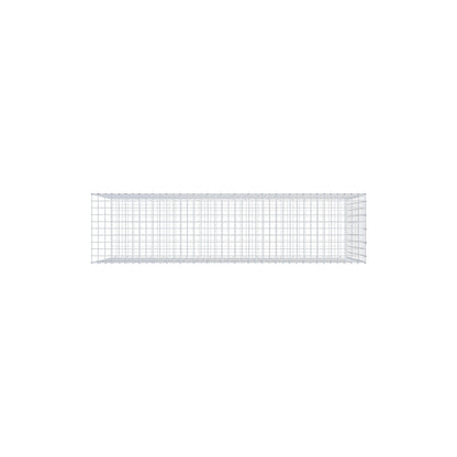 Monteret gabion type 2 200 cm x 100 cm x 50 cm, maskestørrelse 5 cm x 10 cm, C-ring