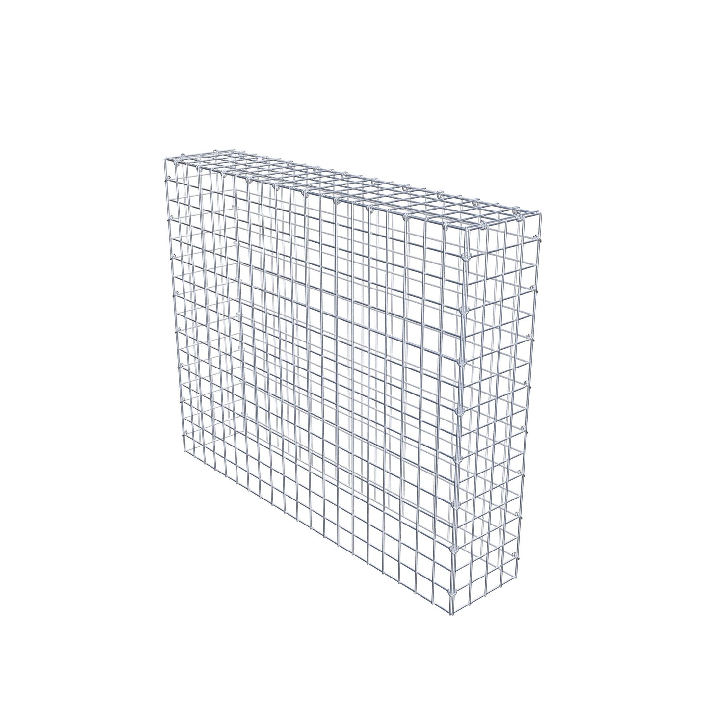 Gavión complementario de tipo 3 100 cm x 80 cm x 20 cm (L x A x P), malla 5 cm x 5 cm, anillo en C