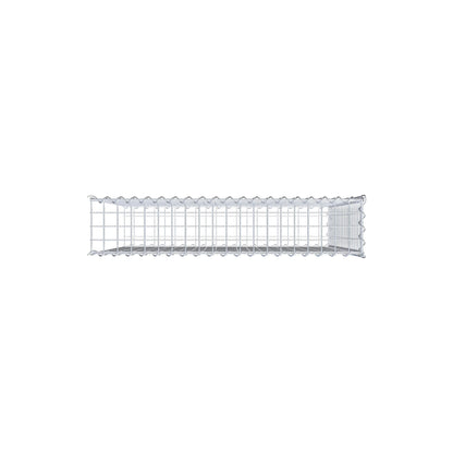 Gabion rapporté type 2 100 cm x 100 cm x 20 cm (L x H x P), mailles 5 cm x 5 cm, spirale