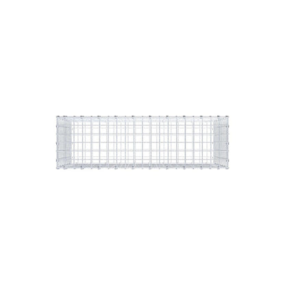 Gabbione 100 cm x 60 cm x 30 cm (L x H x P), maglia 5 x 5 cm, anello a spirale