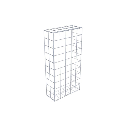 Type 2 oplegkorf 100 cm x 20 cm x 50 cm (L x H x D), maaswijdte 10 cm x 10 cm, C-ring
