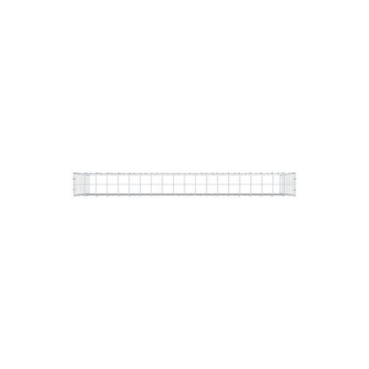 Opzetpaal type 3 200 cm x 100 cm x 20 cm (L x H x D), maaswijdte 10 cm x 10 cm, C-ring