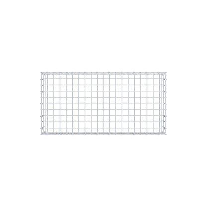 Anbaugabione Typ 3 100 cm x 20 cm x 50 cm (L x H x T), Maschenweite 5 cm x 10 cm, C-Ring