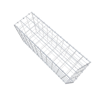 Gavión 100 cm x 50 cm x 30 cm (L x A x P), malla 10 cm x 10 cm, anillo en C