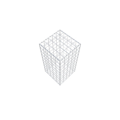 Gabion 100 cm x 50 cm x 50 cm (L x H x D), maskestørrelse 10 cm x 10 cm, C-ring