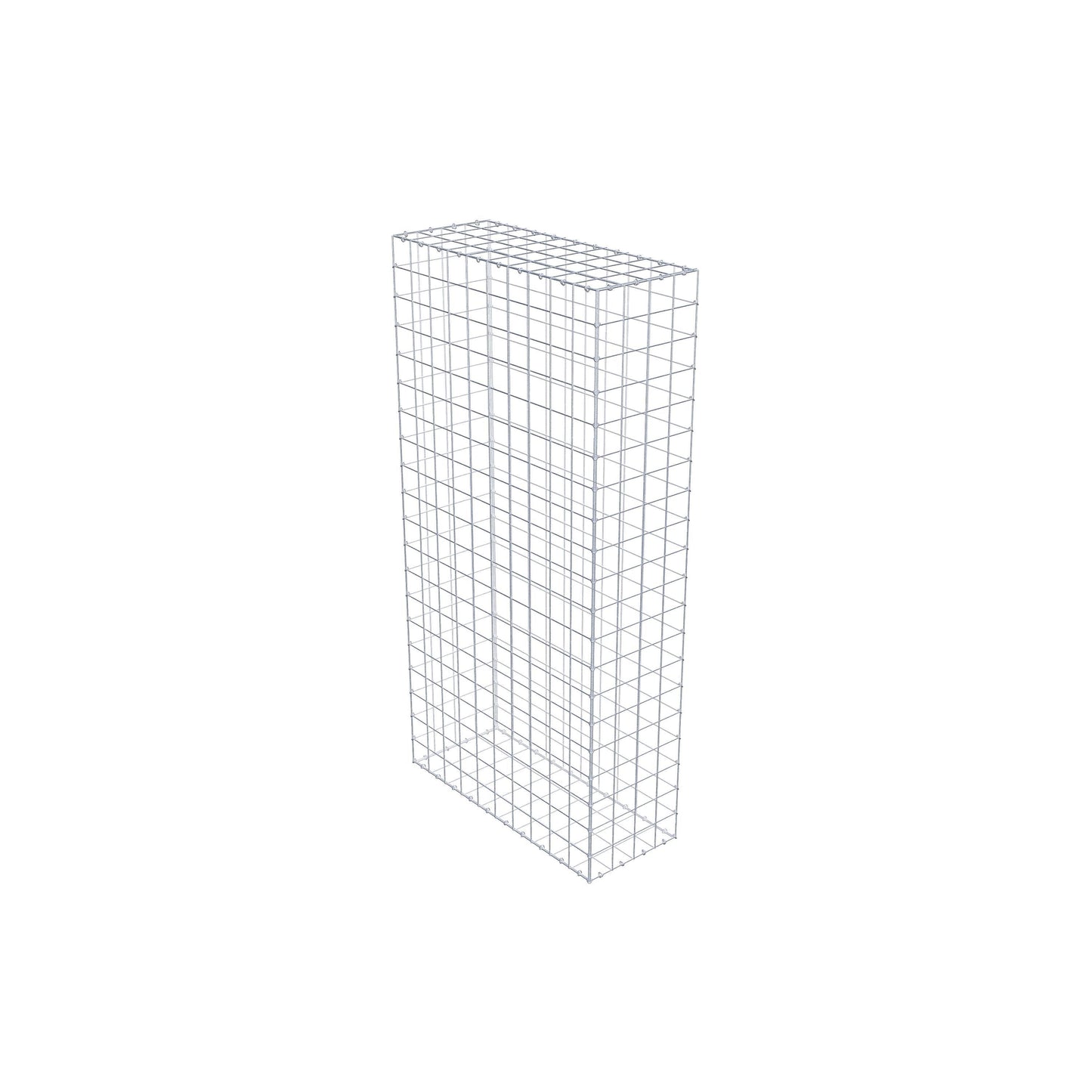 Gavión 200 cm x 100 cm x 40 cm (L x A x P), malla 10 cm x 10 cm, anillo en C