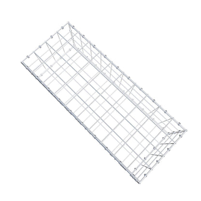 Gabion 100 cm x 30 cm x 40 cm (L x H x D), maskstorlek 10 x 10 cm, spiralring
