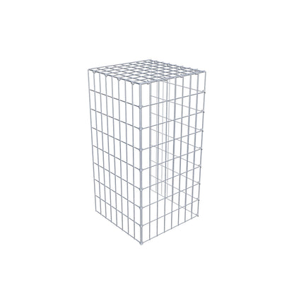 Fourche rapportée type 4 80 cm x 40 cm x 40 cm (L x H x P), mailles 5 cm x 10 cm, anneau C