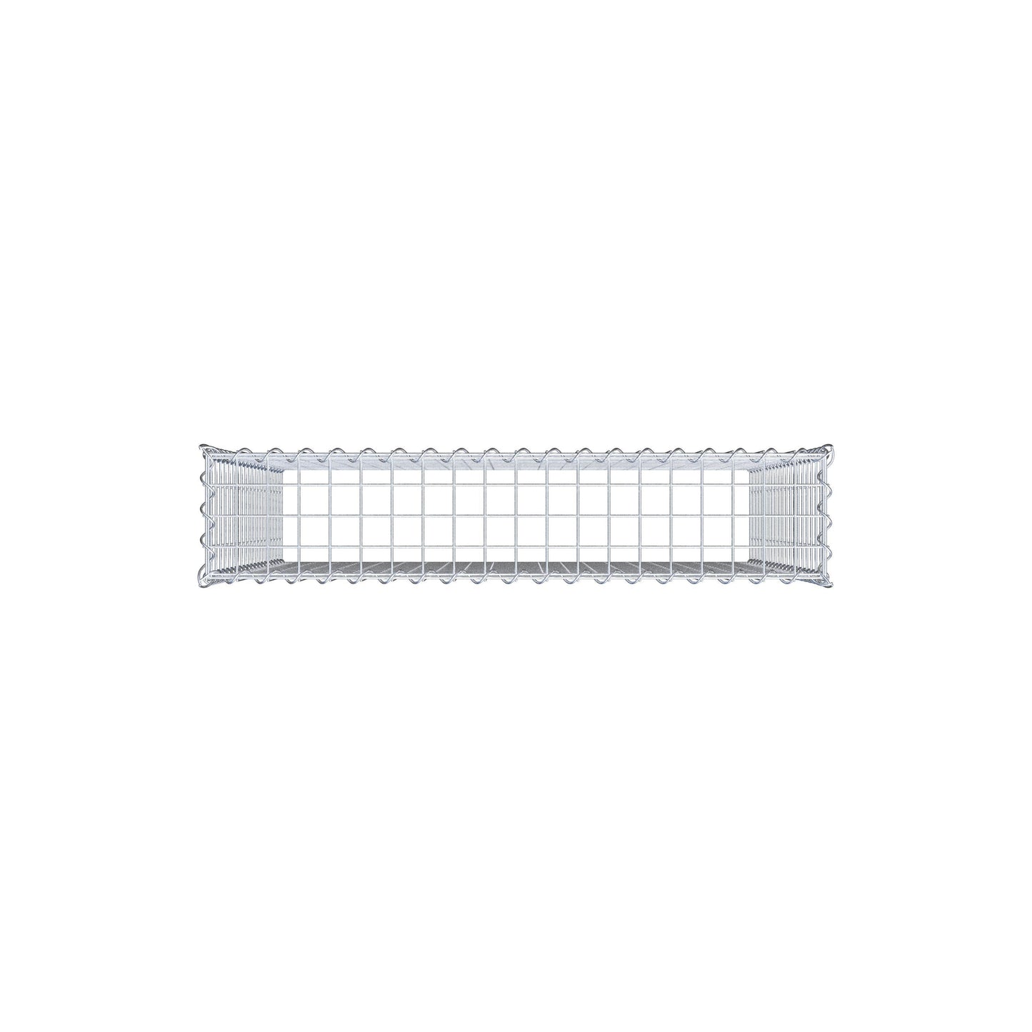 Anbaugabione Typ 3 100 cm x 100 cm x 20 cm (L x H x T), Maschenweite 5 cm x 5 cm, Spirale