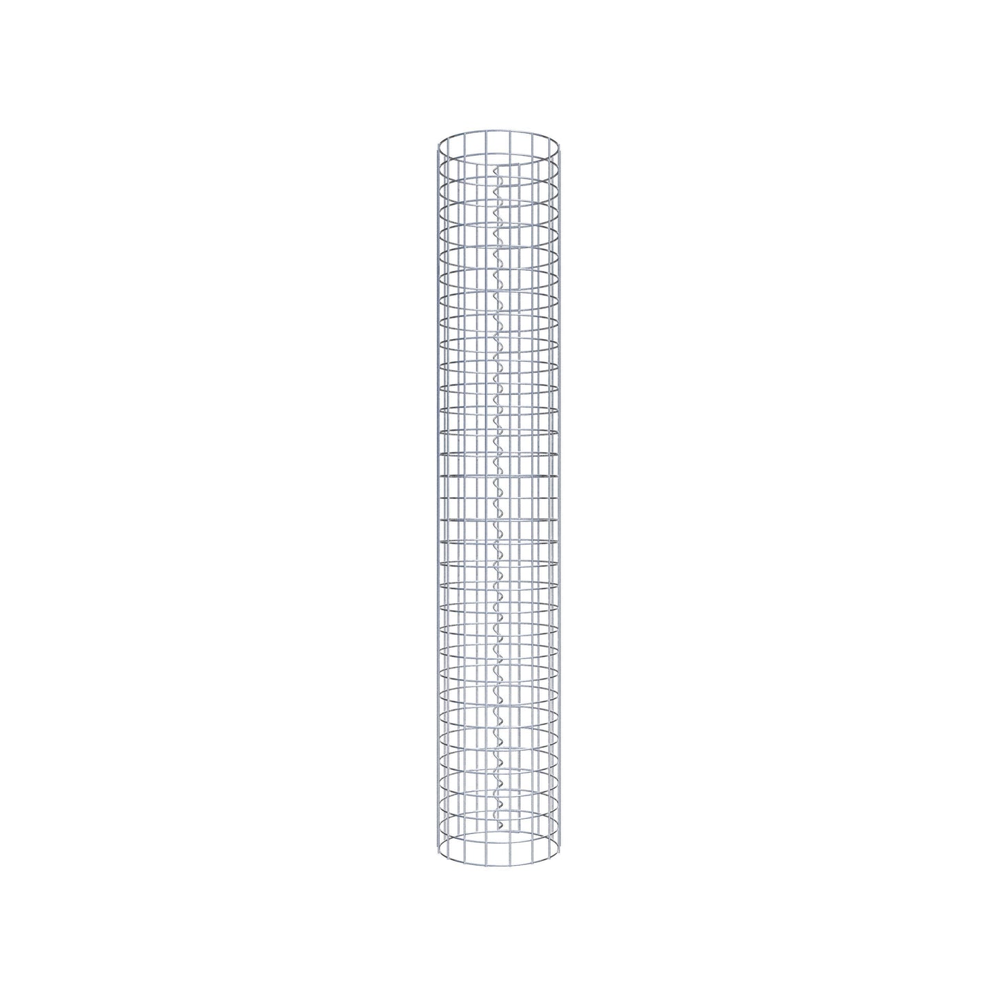 Gabionensäule rund 27 cm Durchmesser, 160 cm Höhe, Maschenweite 5 cm x 5 cm