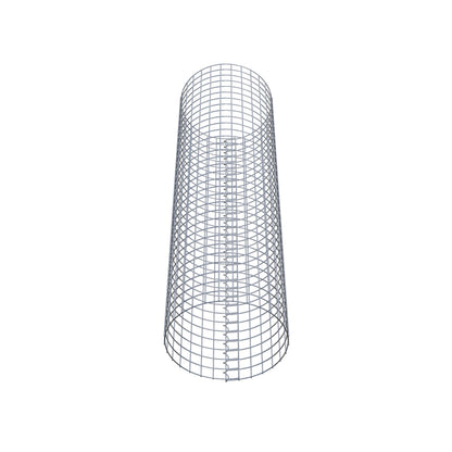 Gabionensäule rund 47 cm Durchmesser, 160 cm Höhe, Maschenweite 5 cm x 5 cm