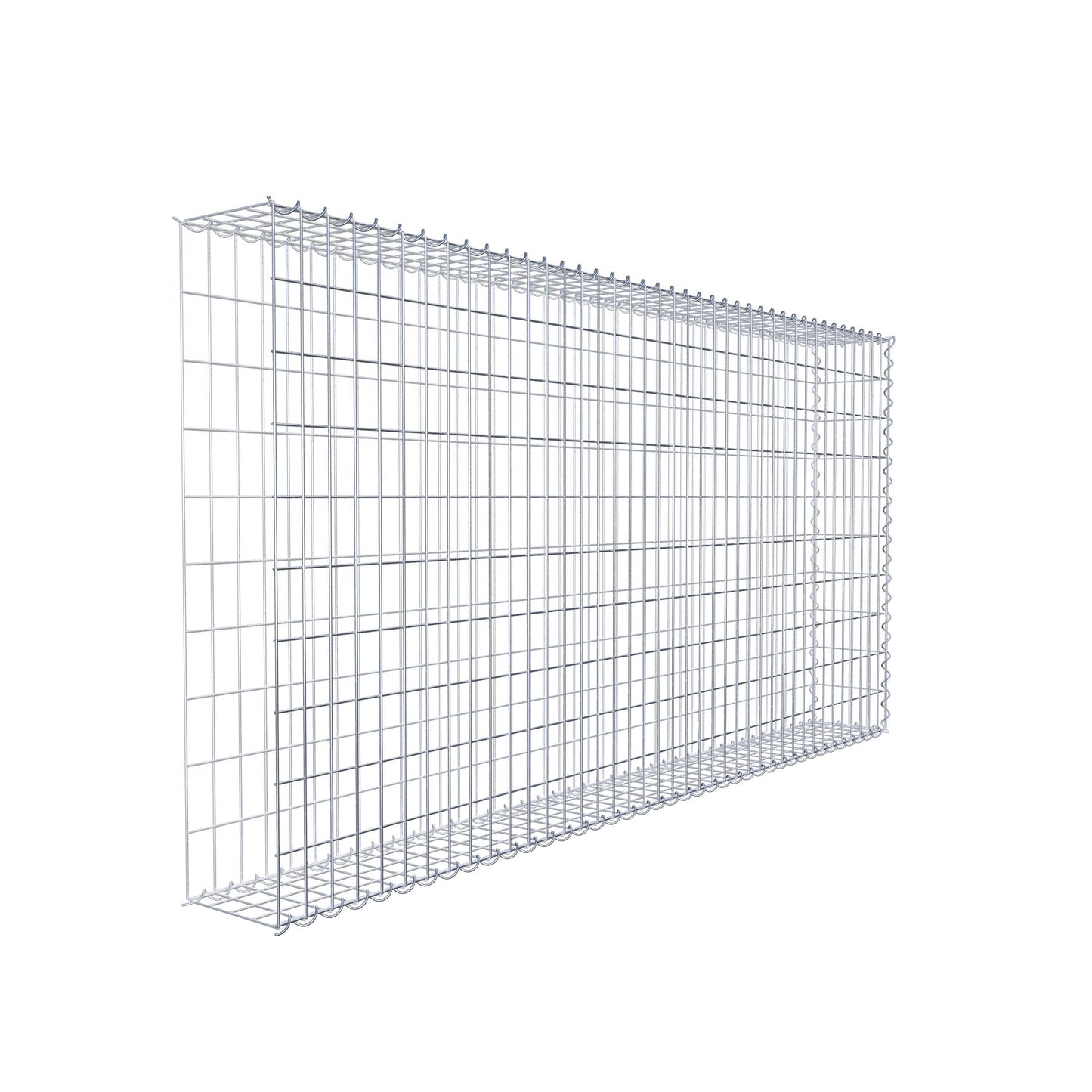 Extra gabion typ 2 200 cm x 100 cm x 20 cm (L x H x D), maskstorlek 5 cm x 10 cm, spiral