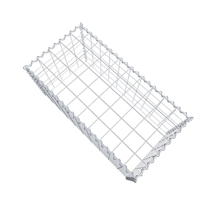 Gabion rapporté type 3 100 cm x 50 cm x 50 cm (L x H x P), mailles 10 cm x 10 cm, spirale