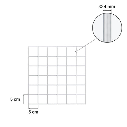 Gabione 100 cm x 60 cm x 30 cm (L x H x T), Maschenweite 5 cm x 5 cm, Spirale