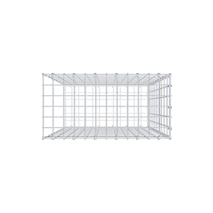 Pile aggiuntivo tipo 2 100 cm x 60 cm x 30 cm, maglia 5 cm x 10 cm, anello a C