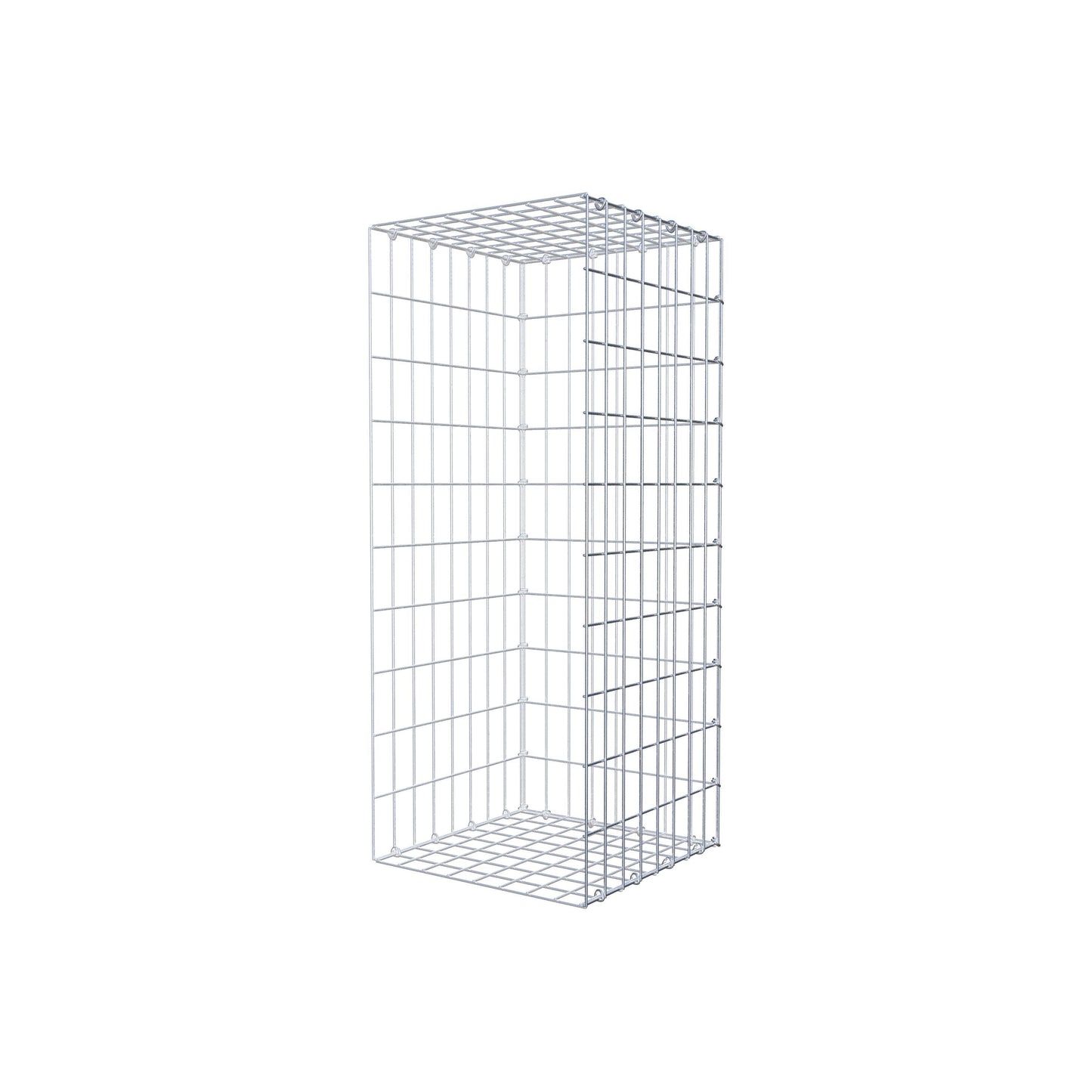 Pila adicional tipo 2 100 cm x 40 cm x 40 cm, malla 5 cm x 10 cm, anillo en C
