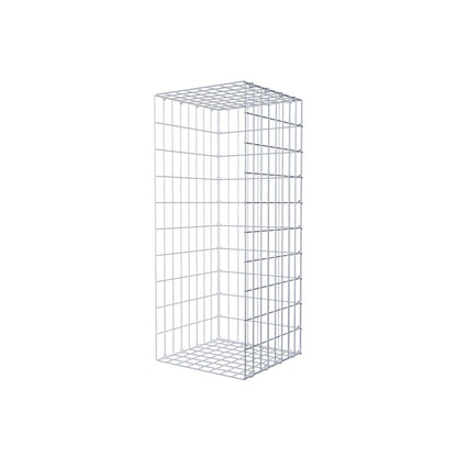 Pila adicional tipo 2 100 cm x 40 cm x 40 cm, malla 5 cm x 10 cm, anillo en C