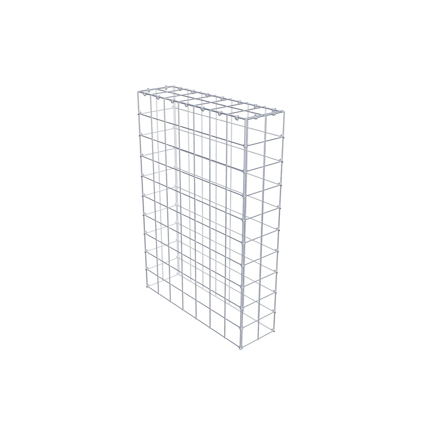 Gabbione aggiuntivo di tipo 3 100 cm x 70 cm x 20 cm (L x H x P), maglia 10 cm x 10 cm, anello a C