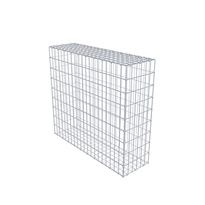 Gavión 100 cm x 90 cm x 30 cm (L x A x P), luz de malla 5 cm x 10 cm, anillo en C