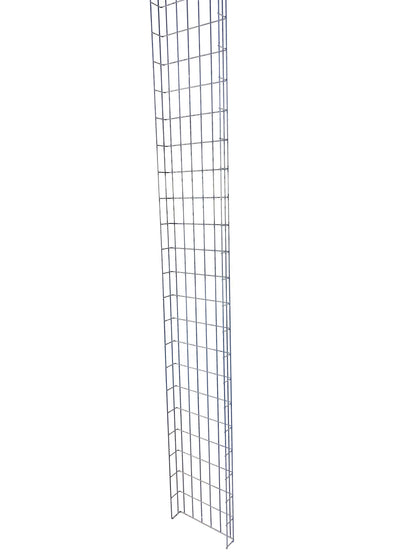 Lengte kabelkanaal 29 cm, diepte 5 cm, maaswijdte 5 x 10 cm
